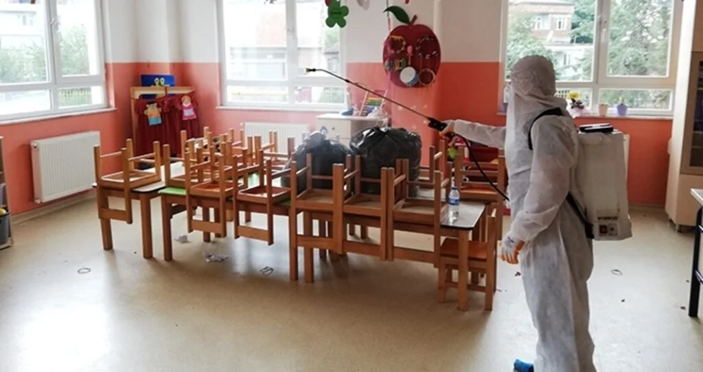 Terme Belediye'si okulları yüz yüze eğitime hazırlıyor