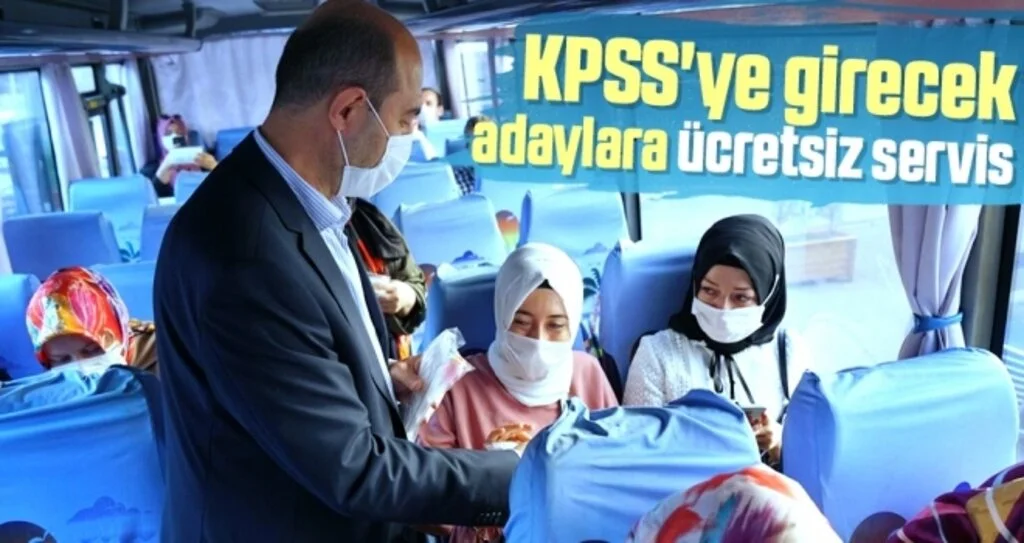 Terme Belediyesi'nden KPSS'ye girecek adaylara ücretsiz servis