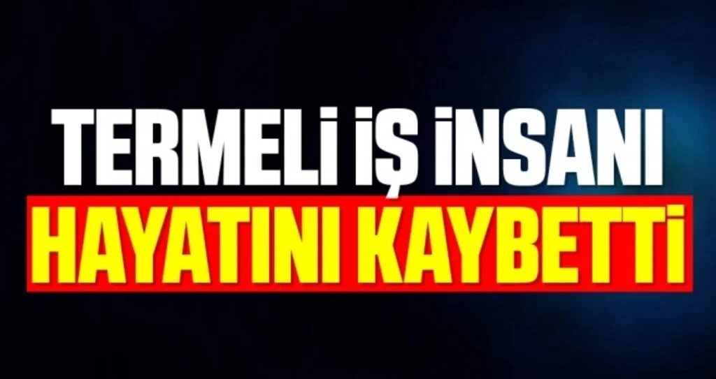 Termeli iş insanı hayatını kaybetti