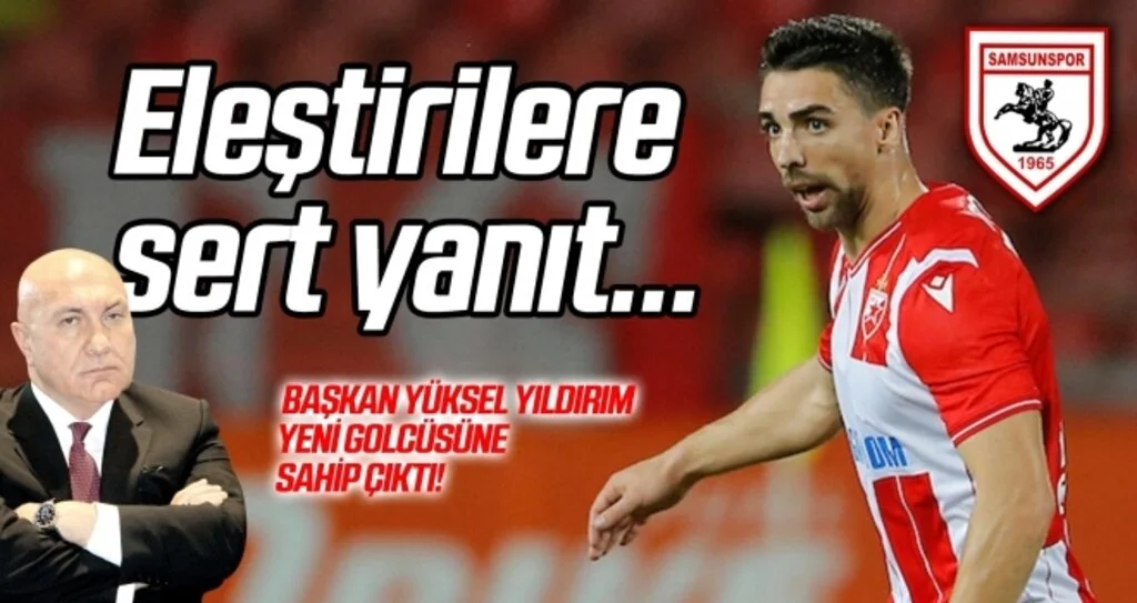 Tomane transferine yapılan eleştirilere Başkan Yıldırım'dan sert yanıt