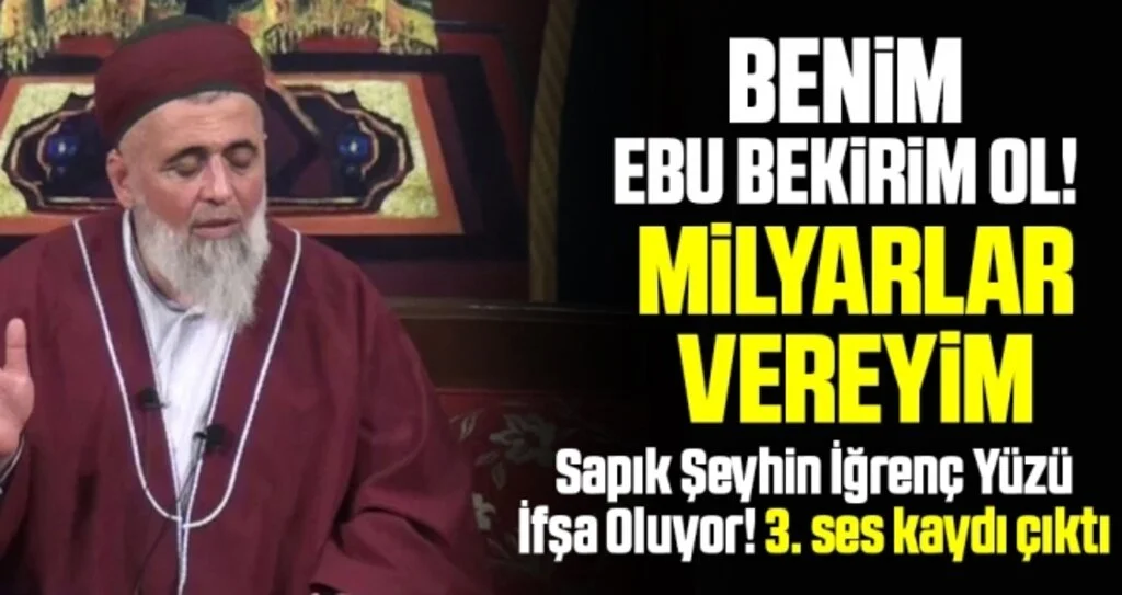 Uşşaki şeyhi Nurullah'tan 3. ses kaydı! İstismar ettiği kızın babasına para ve 'halifelik' teklif etmiş