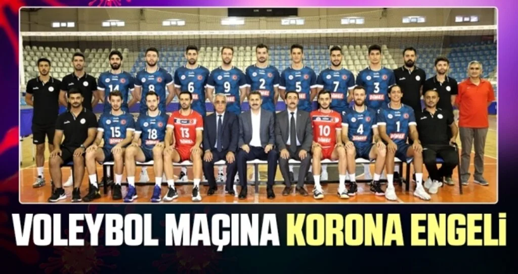 Voleybol Maçına Korona Engeli