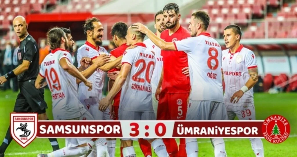 Yılport Samsunspor: 3 Ümraniyespor: 0 (Maç Sonucu)