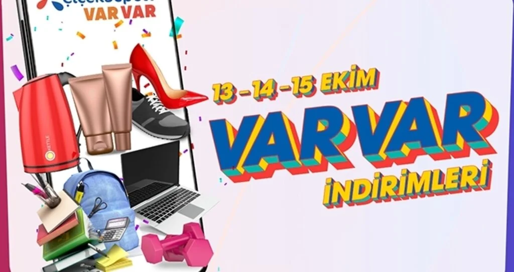 13-14-15 Ekim ÇiçekSepeti VarVar İndirimleri Yüzde 80’e varan İndirim Fırsatlarıyla Başladı