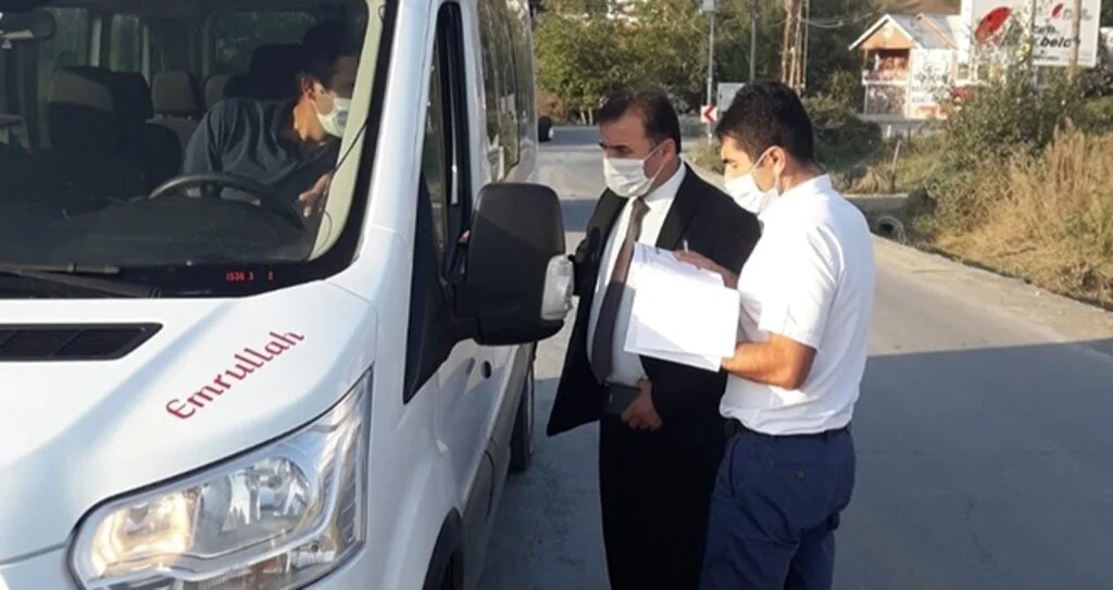 19 Mayıs'ta taşımalı servis araçları denetlendi