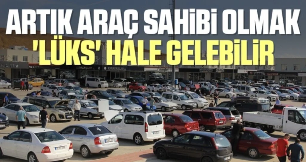 Artık araç sahibi olmak 'lüks' hale gelebilir