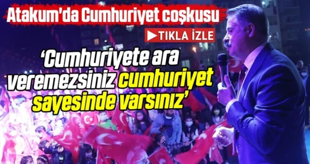 Atakum Belediyesi 29 Ekim Cumhuriyet Bayramı’nı kentin dört bir yanında kutladı
