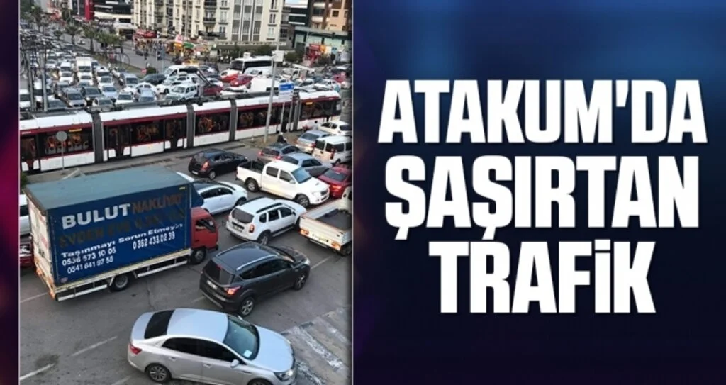Atakum'da Şaşırtan Trafik