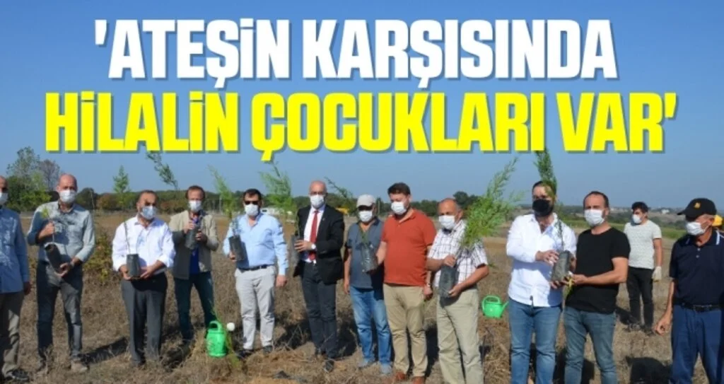 'Ateşin karşısında Hilalin çocukları var'
