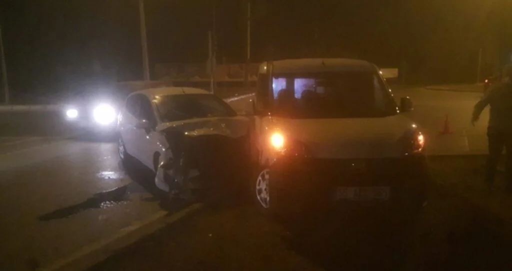 Bafra'da kaza: 3 yaralı