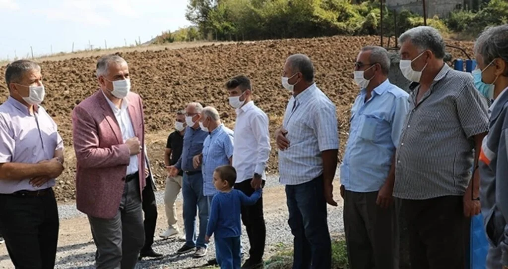 Bafra'da mahallelerin alt yapıları yenileniyor