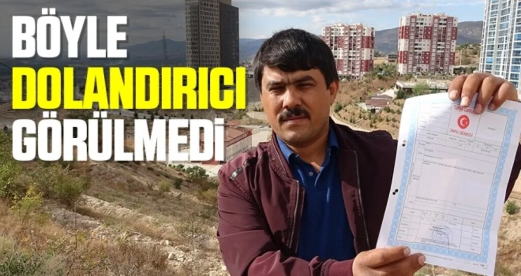 Böyle dolandırıcı GÖRÜLMEDİ