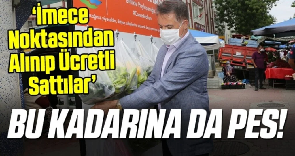 Bu Kadarına da Pes! İmece Noktasından Alıp Ücretli Satıldı!