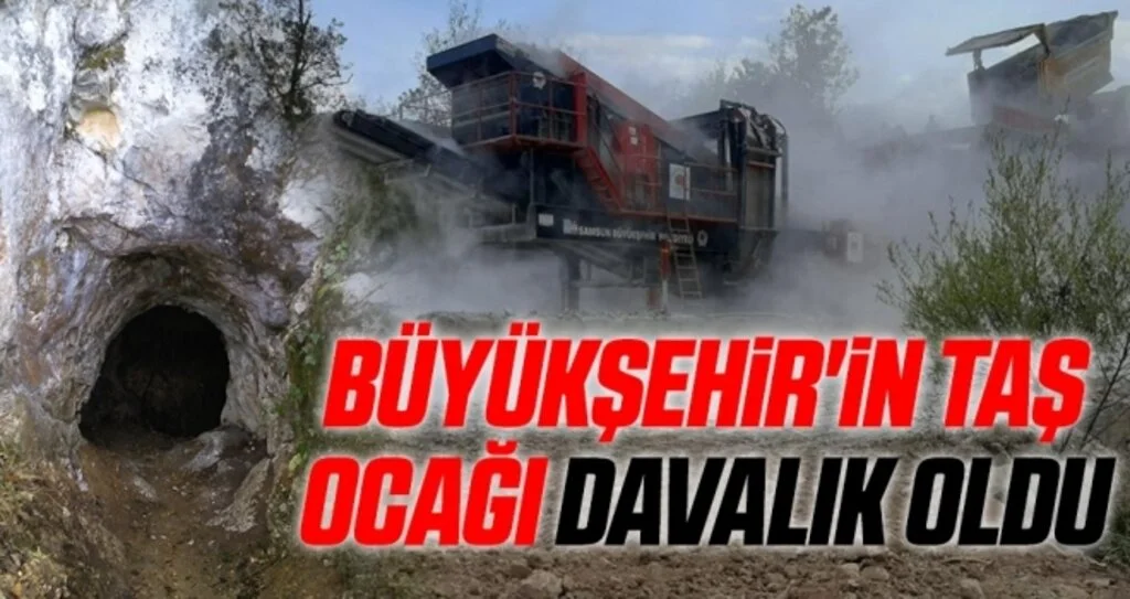 Büyükşehir'in taş ocağı davalık oldu