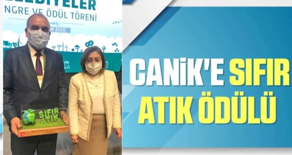 Canik'e Sıfır Atık Ödülü
