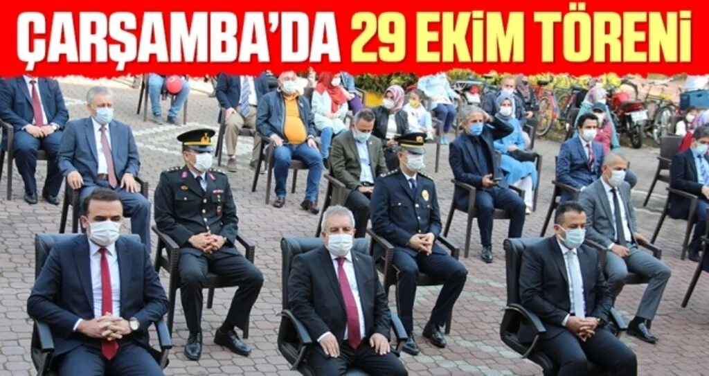 Çarşamba’da 29 Ekim töreni