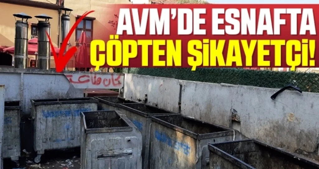 Esnaftan AVM'ye 'çöp kokusu' tepkisi