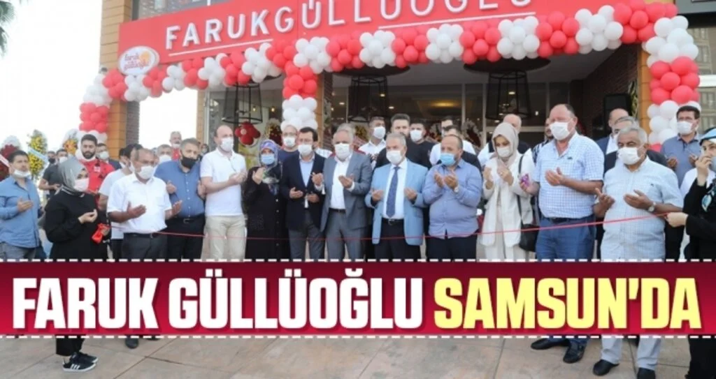 Faruk Güllüoğlu Samsun'da