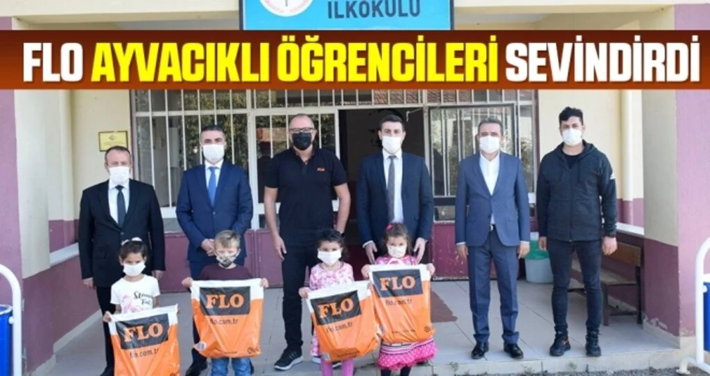 FLO Ayvacıklı öğrencileri sevindirdi