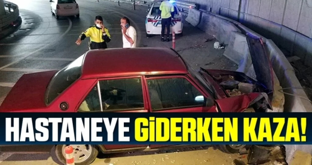 Hastaneye Giderken Kaza!