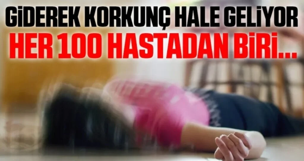 Hastaneye yatırılan her 100 koronavirüs hastasından biri felç oluyor