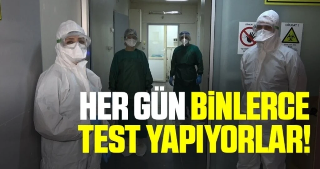 Her gün binlerce test yapıp Kovid-19’a yakalanmıyorlar