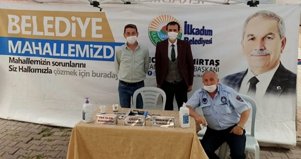 Hizmet çadırı mahallelerde  