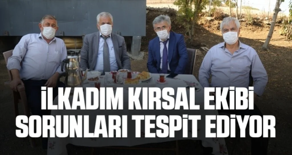 İlkadım kırsal ekibi sorunları tespit ediyor 