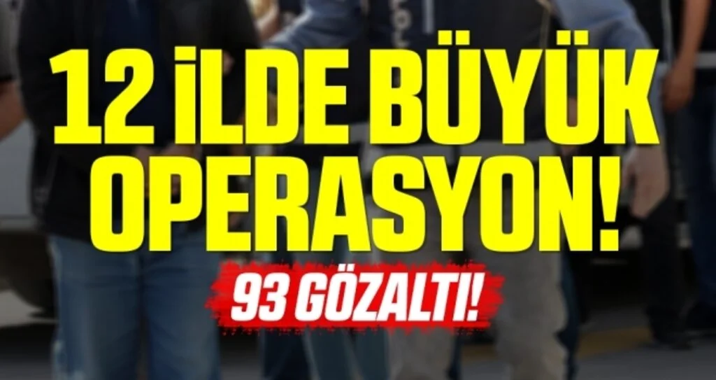 İstanbul merkezli 12 ilde terör örgütü DHKP/C'ye operasyon: 93 gözaltı