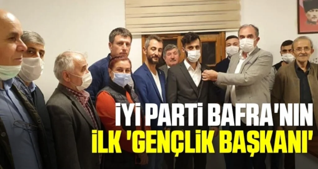 İYİ Parti Bafra'nın ilk 'gençlik başkanı'