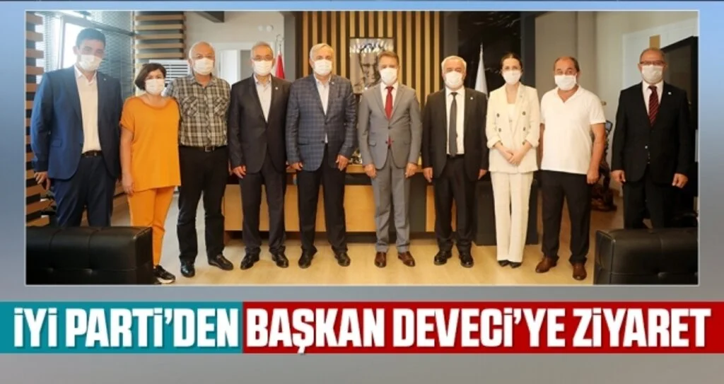 İYİ Parti heyetinden Başkan Cemil Deveci’ye geçmiş olsun ziyareti