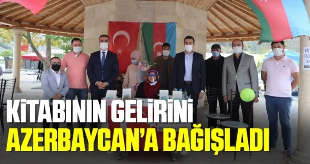 Kitabının gelirini Azerbaycan’a bağışladı