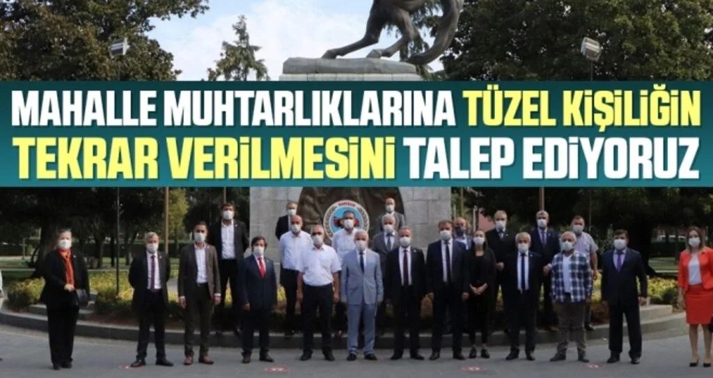 Muhtarlar Derneği Başkanı Öztürk: Mahalle muhtarlıklarına tüzel kişiliğin tekrar verilmesini talep ediyoruz