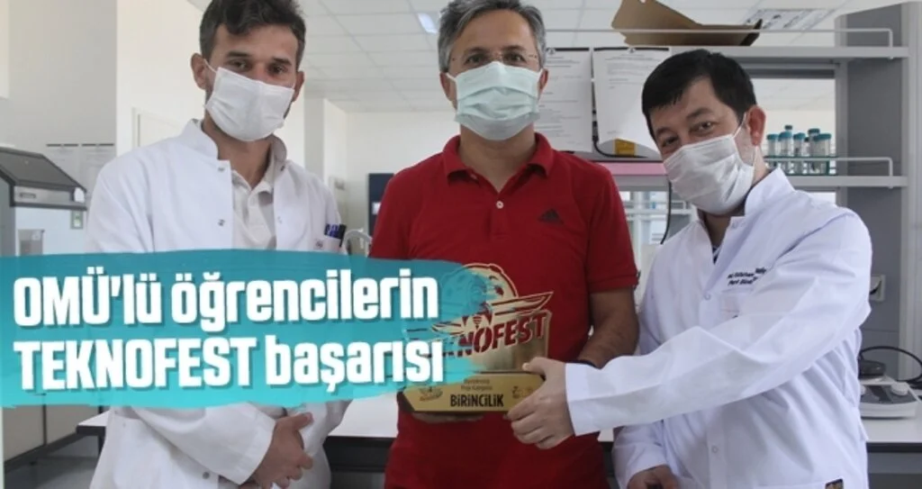 OMÜ'lü öğrencilerin TEKNOFEST başarısı