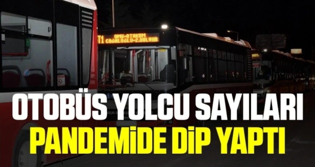 Otobüs yolcu sayıları pandemide dip yaptı