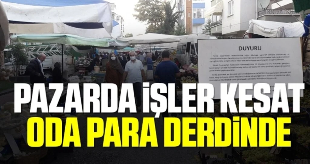Pazarda İşler Kesat Oda Para Derdinde