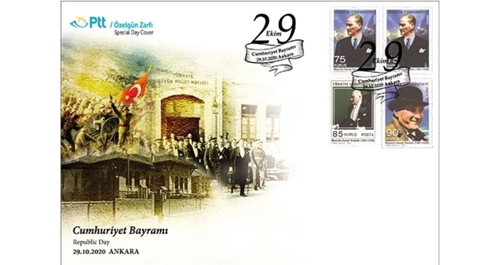 PTT 'Cumhuriyet Bayramı' Konulu Özel Gün Zarfı