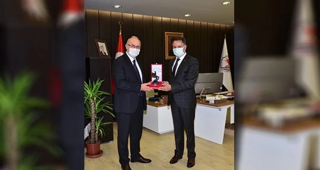 Rektör Ünal,  Başkan Deveci'yi ağırladı 
