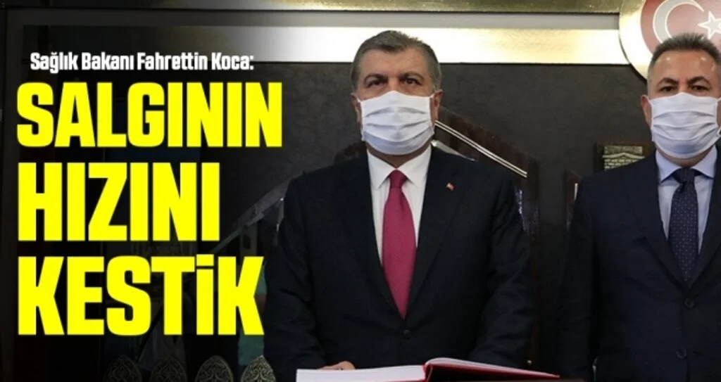Sağlık Bakanı Fahrettin Koca: Salgının hızını kestik