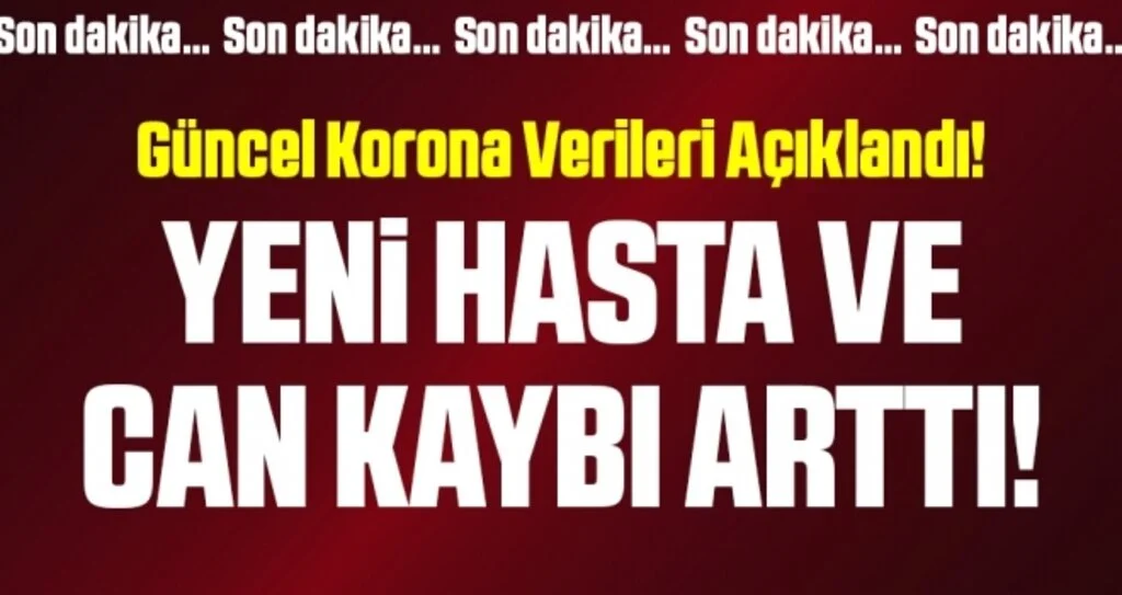 Sağlık Bakanlığı corona virüsü verilerini açıkladı! İşte 13 Ekim tablosu…