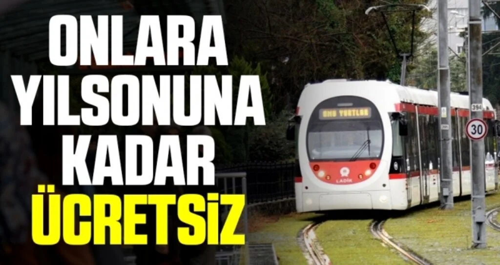 Sağlık çalışanlarına toplu ulaşım yılsonuna kadar ücretsiz