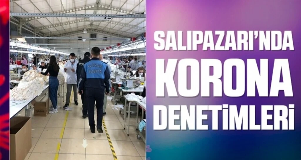 Salıpazarı’nda korona denetimleri