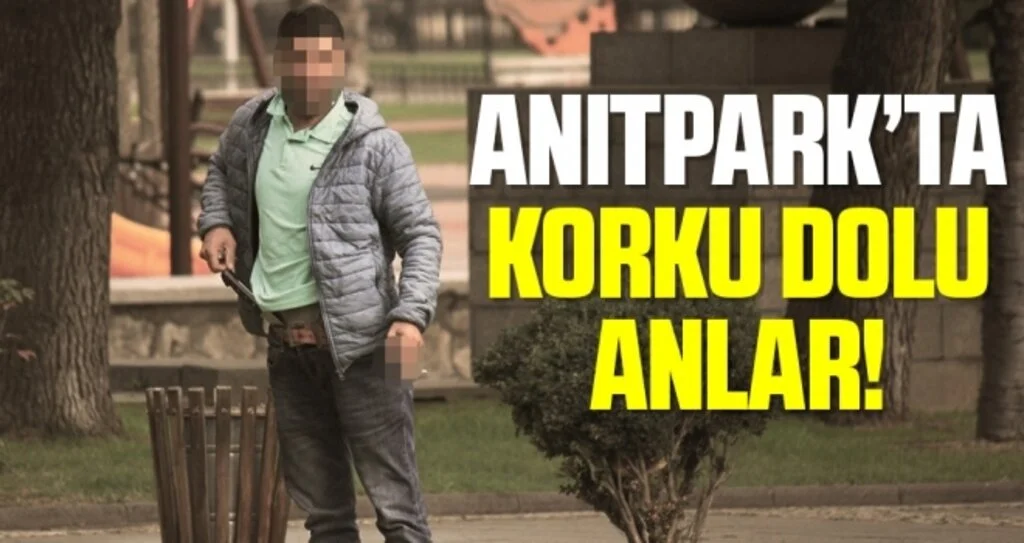 Samsun Anıtpark'ta bıçaklı saldırgan tehlike saçtı