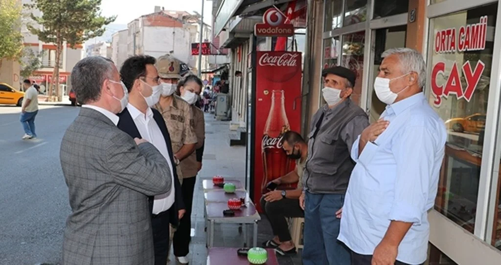 Samsun Havza Belediye Başkanı Özdemir maske denetiminde