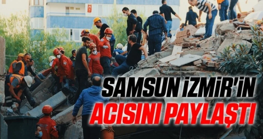 Samsun İzmir'in Acısını Paylaştı