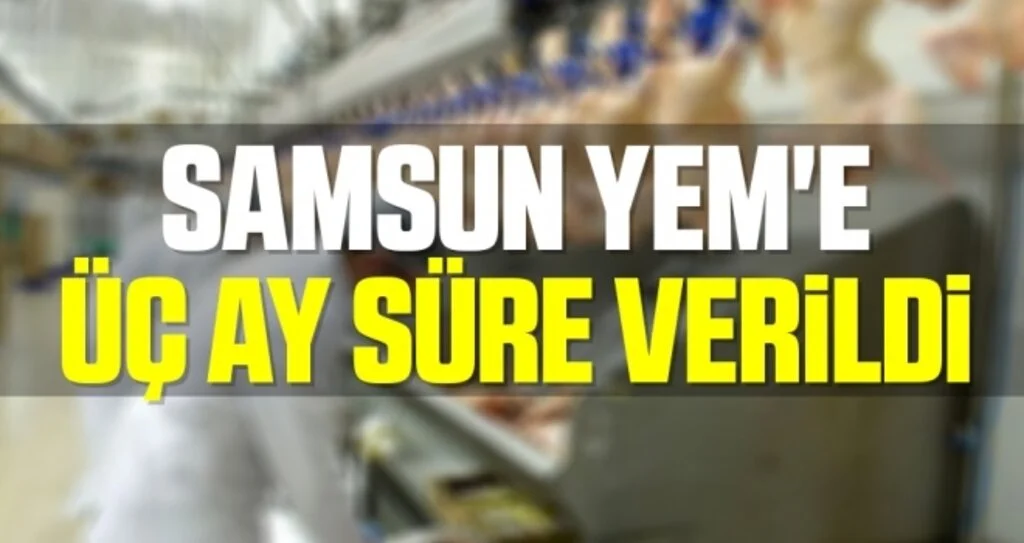 Samsun Yem'e üç ay süre verildi 