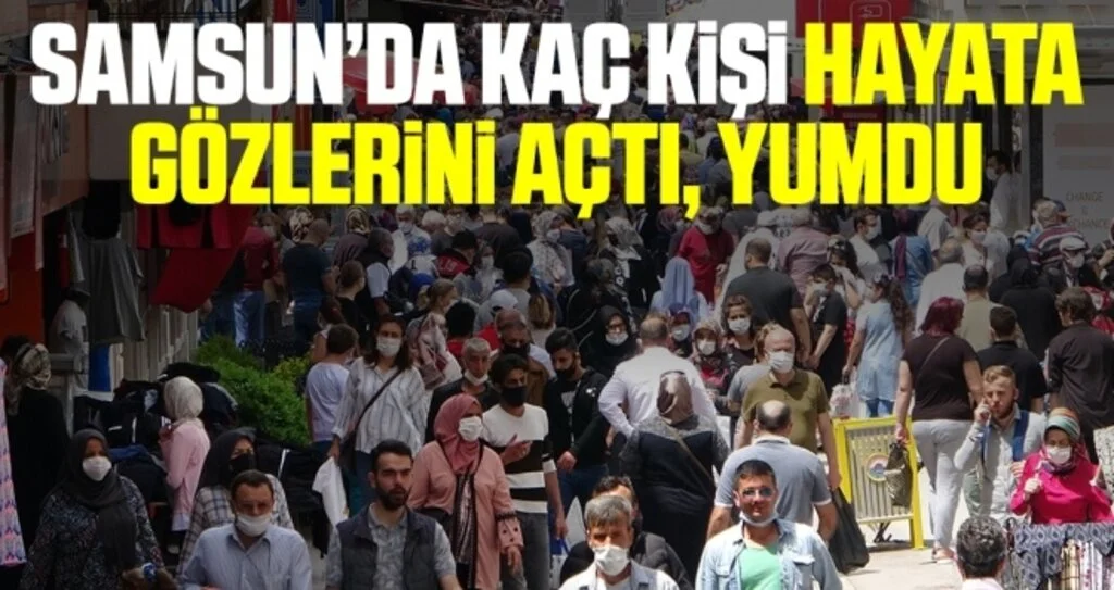 Samsun'da 2020 yılının ilk 8 ayında 4 bin 988 kişi hayatını kaybetti