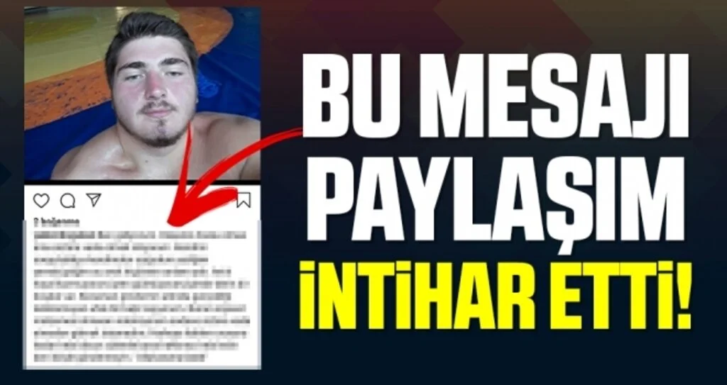 Samsun'da Güreşçi genç, sosyal medyadan 'veda' yazısı paylaşıp kendini vurdu