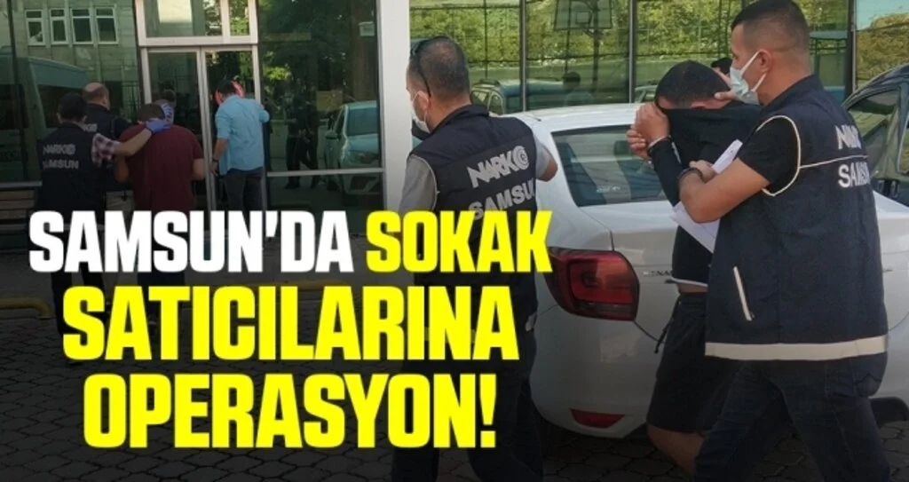 Samsun'da Sokak Satıcılarına Operasyon! 4 Gözaltı