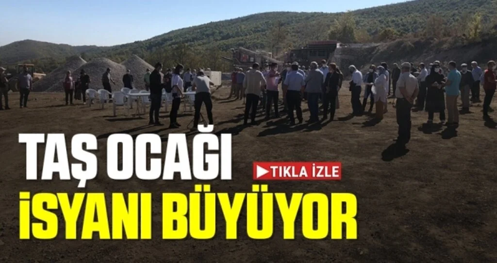 Samsun'da Taş Ocağı İsyanı Büyüyor